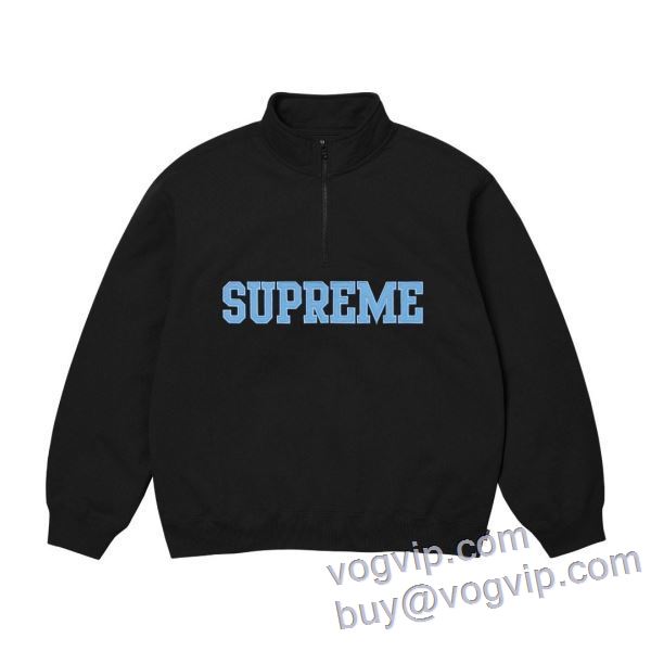 活用できるアイテム シュプリーム最大級ブランドコピー通販優良店 パーカー 3色可選 Supreme Collegiate Half Zip Pullover 2025品質保証高品質