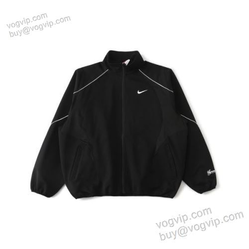 おしゃれに絶大な人気の Supreme x N1ke Track Jacket SUPWT050 2025限定セール定番人気 シュプリーム偽物ブランド ブルゾン ジャケット 2色可選