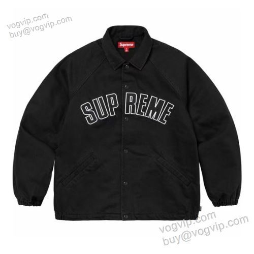 肌触りの気持ちい? SUPREME CRACKED COACHES JACKET SUPWT090 デニムジャケット 2025年モデル入荷 シュプリームコピー ブランド ブルゾン ジャケット 2色可選