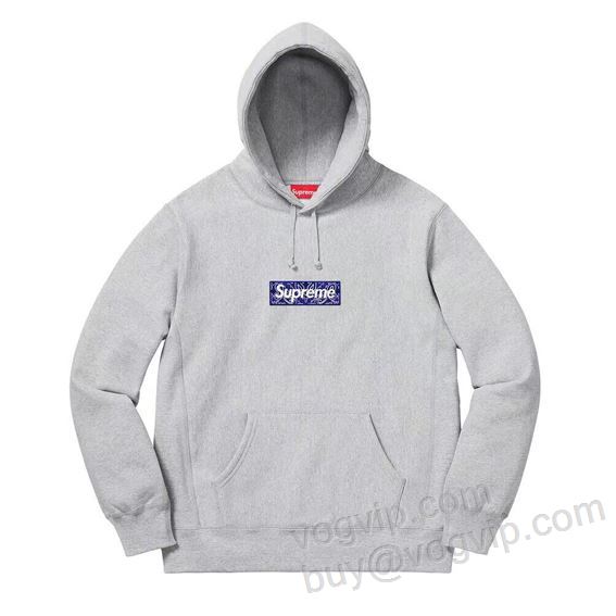 supreme Bandana Box Logo Hoodie Sweatshirt SUPWT110 2025お得本物保証 シュプリームコピー ブランド パーカー 2色可選