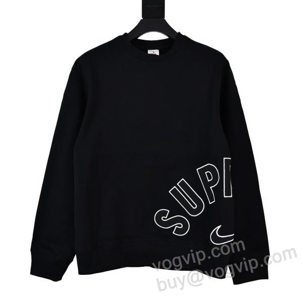 2025超人気新品 シュプリームコピー Supreme N1ke Arc Crewneck SUPWT120 プルオーバーパーカー 2色可選