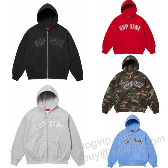 2025人気セール高品質 シュプリームスーパーコピー 激安 SUPWT134 パーカー 3色可選 SUPREME B.B.SIMON ZIP UP HOODED SWEATSHIRT