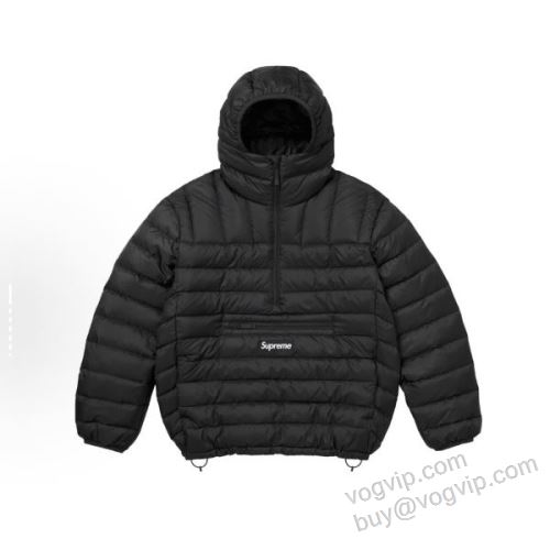 おしゃれに絶大な人気の Supreme Micro Down Half Zip Hooded Pullover SUPWT148 ダウンジャケット 3色可選 2026お買い得高品質 シュプリームコピーブランド