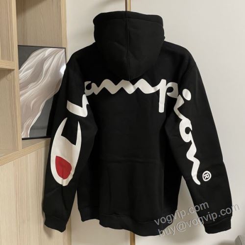 完成度の高い逸品 シュプリームスーパーコピー Supreme X Champion SUPWT165 パーカー 2色可選 2026人気セール新作