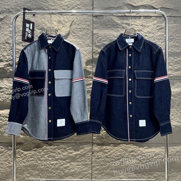 2025高級品 通販 トムブラウン THOM BROWNEブランドスーパーコピー TBCS021 長袖シャツ 2色可選