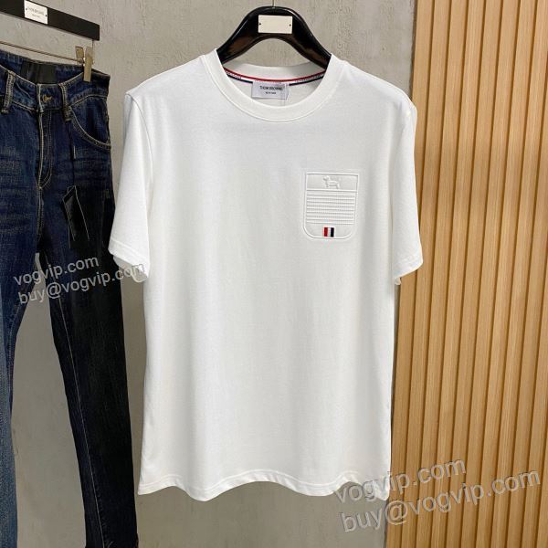 2025限定セール新品 トムブラウン ブランドコピー TBNXZ001 半袖Tシャツ 2色可選