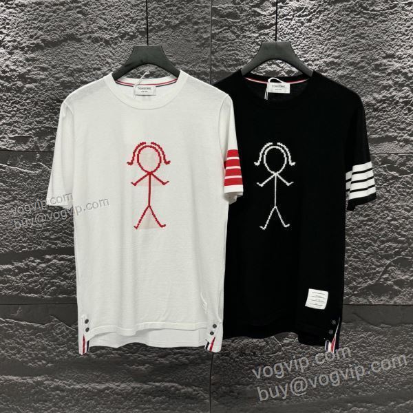 2025限定セール新品 TBNXZ004 半袖Tシャツ 2色可選 トムブラウン コピー ブランド