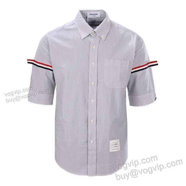 トムブラウン THOM BROWNEコピー TBNXZ014 2025秋冬季超人気 半袖シャツ 2色可選