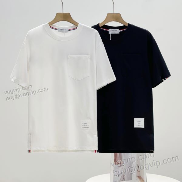 2025HOT品質保証 トムブラウン THOM BROWNEブランドスーパーコピー TBNXZ021 半袖Tシャツ 2色可選