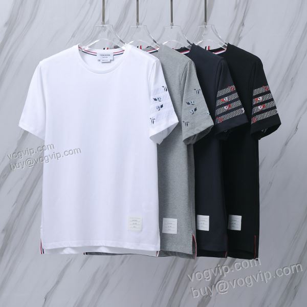 トムブラウン コピー ブランド TBNXZ026 2025お買い得人気セール 半袖Tシャツ 4色可選