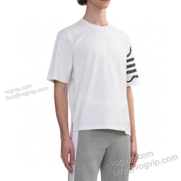 半袖Tシャツ 2025お買い得人気セール トムブラウン スーパーコピー 激安 TBNXZ028 4色可選