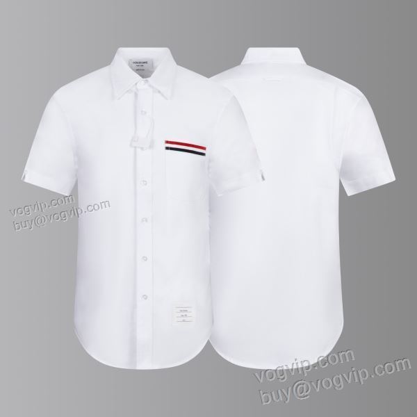 トムブラウン THOM BROWNE 2025高級品 通販 TBNXZ036 半袖シャツ ブランド 偽物 通販