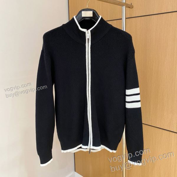 2025驚きの破格値本物保証 トムブラウン THOM BROWNEコピー ブランド TBWT037 ニット セーター ジャケット、上着 3色可選