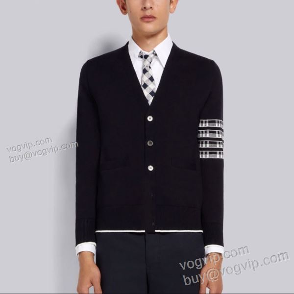 トムブラウン THOM BROWNEスーパーコピー TBWT042 2025品質保証定番人気 ニット セーター ジャケット、上着 2色可選