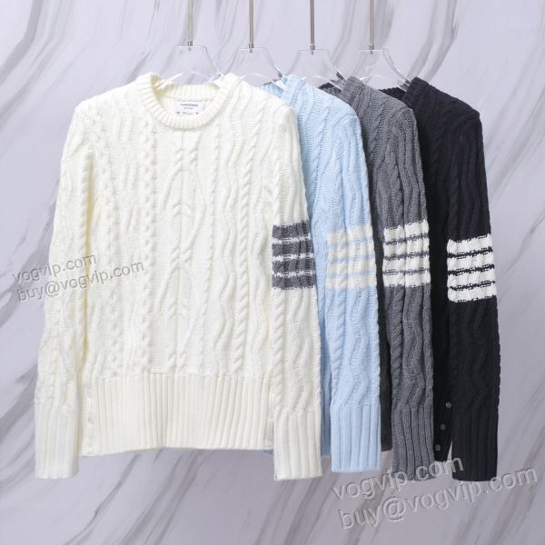 THOM BROWNEブランドスーパーコピー 2025品質保証定番人気 トムブラウン TBWT043 ニット セーター ジャケット、上着 4色可選