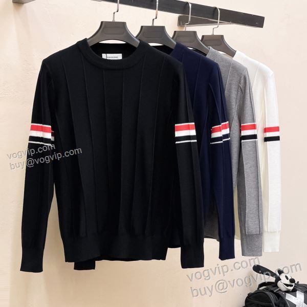 トムブラウン ブランドコピー TBWT062 2025最安値セール ニット 長袖Tシャツ 4色可選