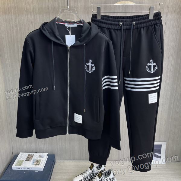 2025高級品 通販 トムブラウン ブランドスーパーコピー TBWT093 ジャージセット 上下セット