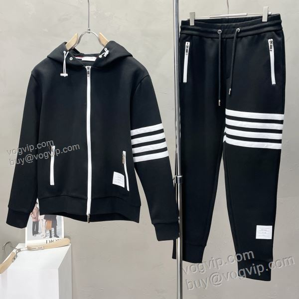 THOM BROWNEスーパーコピー 激安 2025激安大特価100%新品 トムブラウン TBWT100 ジャージセット 上下セット