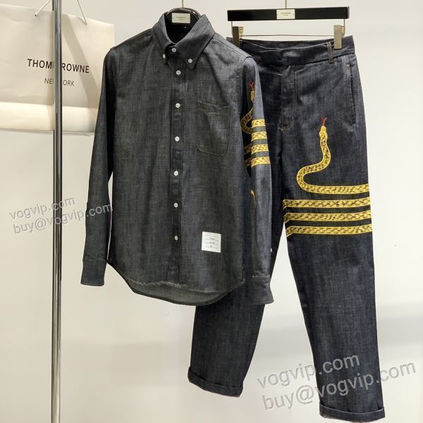 2025驚きの破格値人気 トムブラウン THOM BROWNEコピーブランド TBWT101 ジャージセット 上下セット