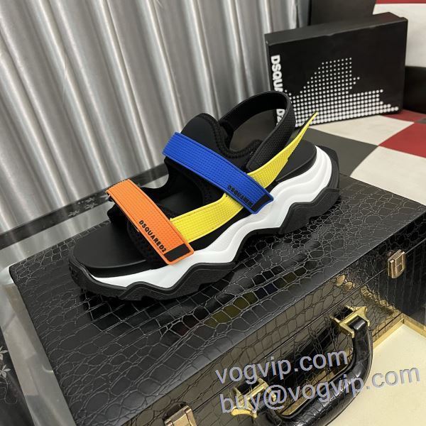 大人気再登場 ディースクエアード コピー ブランド TXIEDS004 スポーツサンダル 2025春夏季超人気