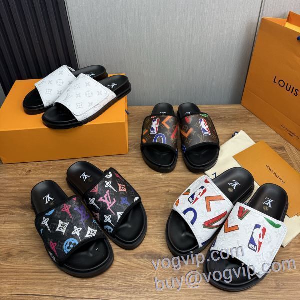 今買い◎得 LOUIS VUITTON偽物ブランド TXIELV019 2025爆買い定番人気 ルイ ヴィトン サンダル ビーチサンダル 4色可選