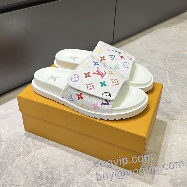 早くも完売している ルイ ヴィトン コピー ブランド TXIELV026 2025高級品 通販 サンダル ビーチサンダル 2色可選