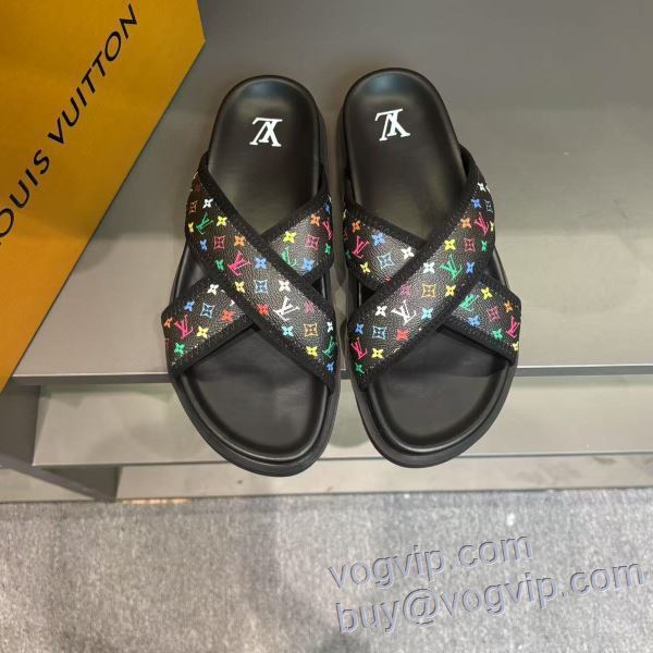 注目のアイテム サンダル ビーチサンダル 2色可選 2025人気販売 ルイ ヴィトン LOUIS VUITTON TXIELV047 スーパーコピー 優良サイト