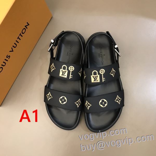 ルイ ヴィトン LOUIS VUITTONブランド 偽物 通販 TXIELV073 2025爆買いセール スポーツサンダル サンダル ビーチサンダル トングサンダル 5色可選 肌触りのいい