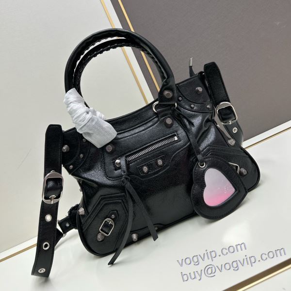 バレンシアガ 2025新作登場 WBAGBAL021 ハンドバッグ 2色可選 BALENCIAGA ブランドスーパーコピー 機能性も備えたアイテム
