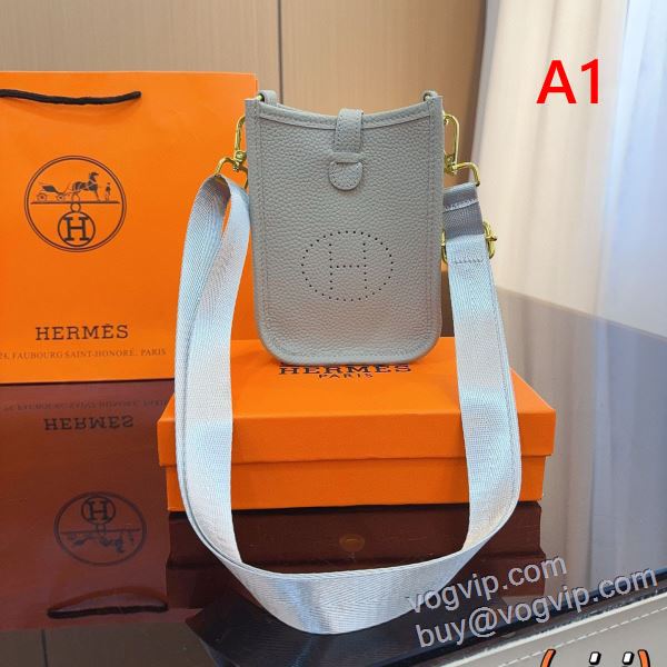 2025高評価 エルメス HERMES 偽物ブランド WBAGHE019 機能性も備えたアイテム ショルダーバッグ 多色選択可
