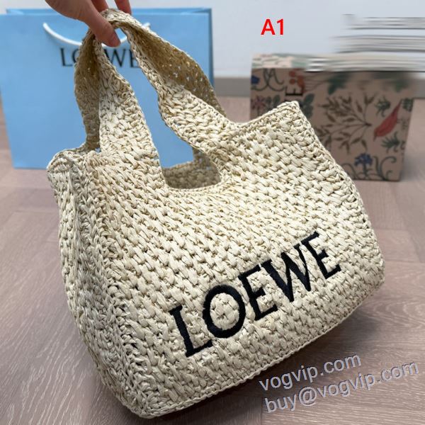 人気雑誌掲載 ロエベ ブランドコピー 2025年モデル入荷 WBAGLOE001 トートバッグ 4色可選