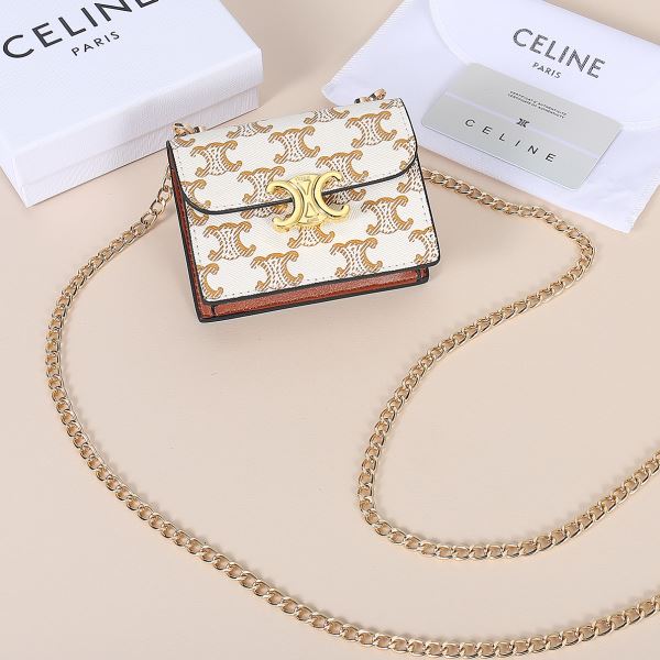 2025品質保証高品質 セリーヌ CELINEブランドコピー WQBCEL022 レディース財布 小銭入れ 2色可選 オリジナル
