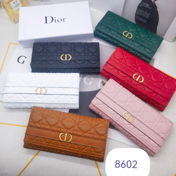 人気ブランド ディオール DIORブランドコピー WQBDIOR012 レディース財布 長財布 多色選択可 2025最新入荷
