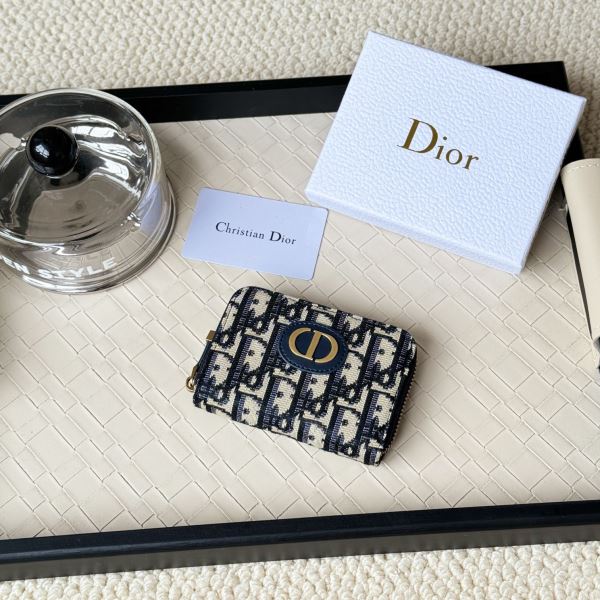 2025お買い得セール ディオール DIORブランド 偽物 通販 サイズ豊富 WQBDIOR016 レディース財布 ミニ財布 2色可選