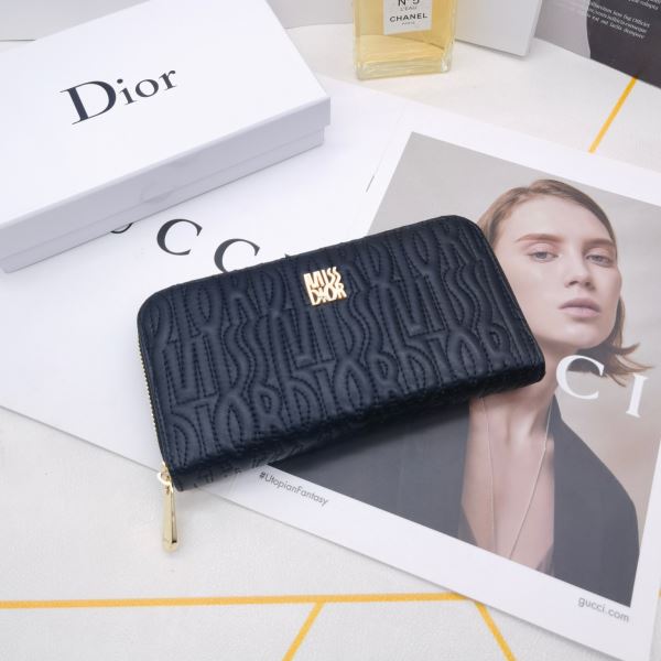上品に着こなせ ディオール 偽物ブランド WQBDIOR030 2025激安大特価新作 レディース財布 長財布 4色可選