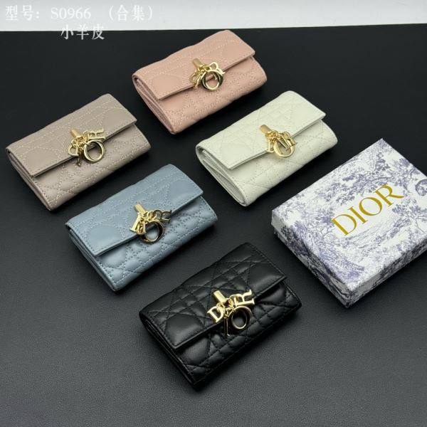 ディオール スーパーコピー WQBDIOR048 定番のアイテム レディース財布 ミニ財布 5色可選 2025最安値セール