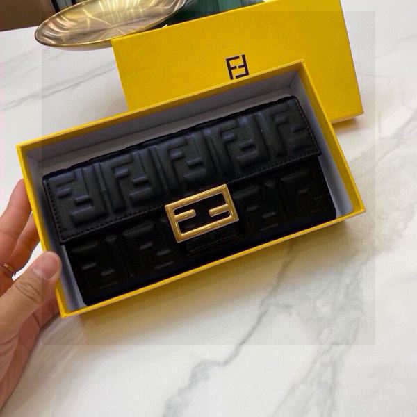 FENDIブランド 偽物 通販 WQBFEN015 2025お買い得大人気 フェンディ レディース財布 長財布 高品質