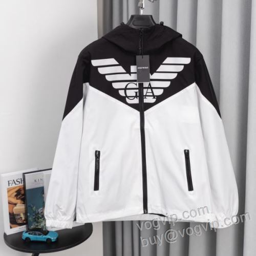 ショートパンツ 確定となる上品 アルマーニ ブランドスーパーコピー WTAR076 2025お買い得高品質 ブルゾン ジャケット、上着 2色可選
