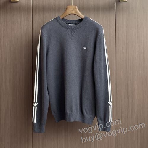 セレブ愛用の超人気商品 アルマーニ ARMANIコピー WTAR080 2025爆買い定番人気 ニット セーター 4色可選