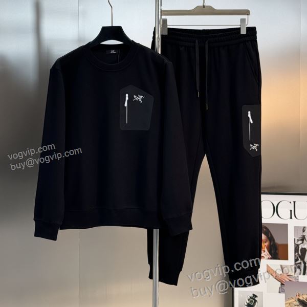 2025年モデル入荷 アークテリクス ブランド 偽物 通販 大人の個性を。WTARC042 ジャージセット 上下セット 2色可選