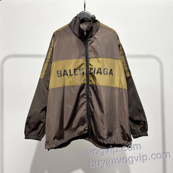 首胸ロゴ バレンシアガ BALENCIAGA ブルゾン コート 2色可選 スーパーコピー n級品 2025高級品 通販