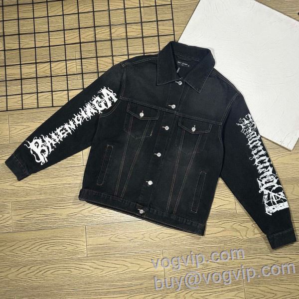 デニムジャケット バレンシアガ BALENCIAGA 2025高級品 通販 業界高品質スーパーコピー 耐久性に優れ