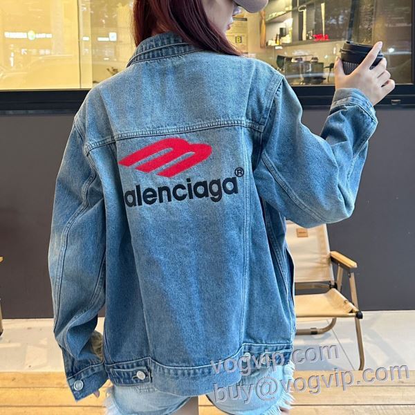 重宝するアイテム デニムジャケット バレンシアガ BALENCIAGA 2025激安大特価定番 VOGコピー