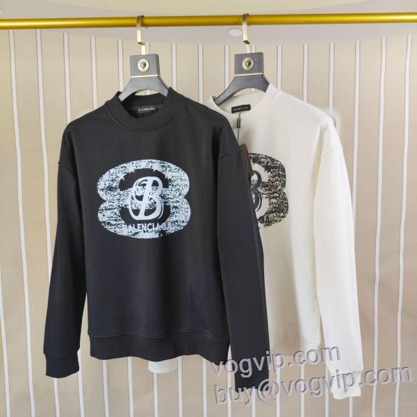 柔らかな質感 バレンシアガ BALENCIAGA プルオーバーパーカー 2色可選 スーパーコピー 激安 2025最安値