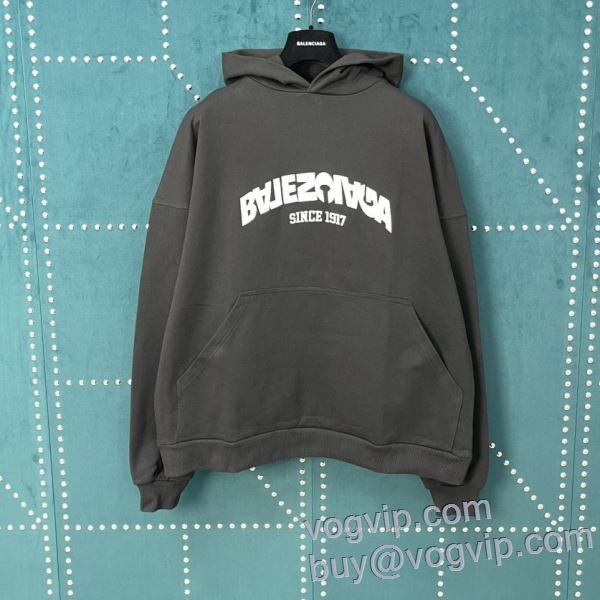 バレンシアガ BALENCIAGA 2025春夏季新作 最高N級ブランドコピー パーカー 2色可選 超限定即完売
