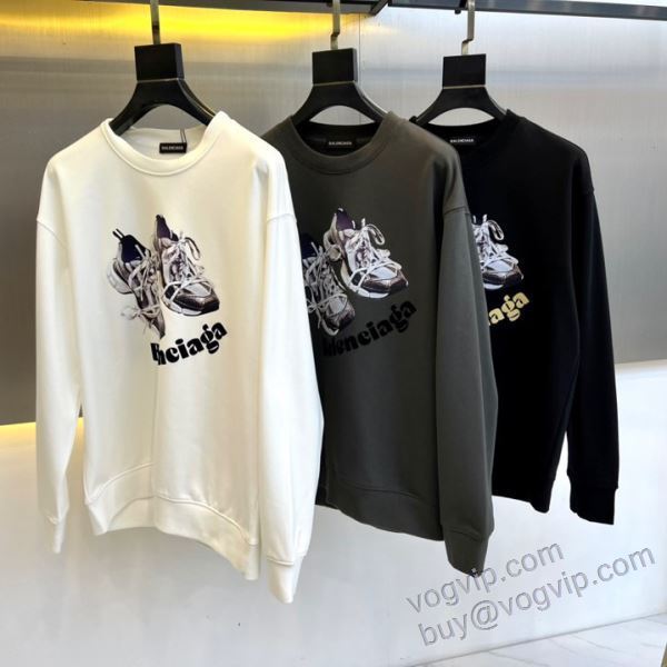 バレンシアガ BALENCIAGAブランドコピー WTBAL097 2025HOT品質保証 プルオーバーパーカー 3色可選