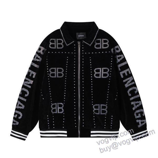 バレンシアガ BALENCIAGA WTBAL109 2025爆買いセール 野球ウェア ブルゾン ジャケット、上着 高品質なスーパーコピー商品