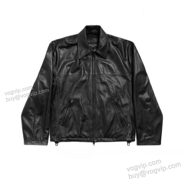 2025秋冬季超人気 バレンシアガ ブランド 偽物 通販 大人の個性を WTBAL166 革ジャケット 革ジャンパー