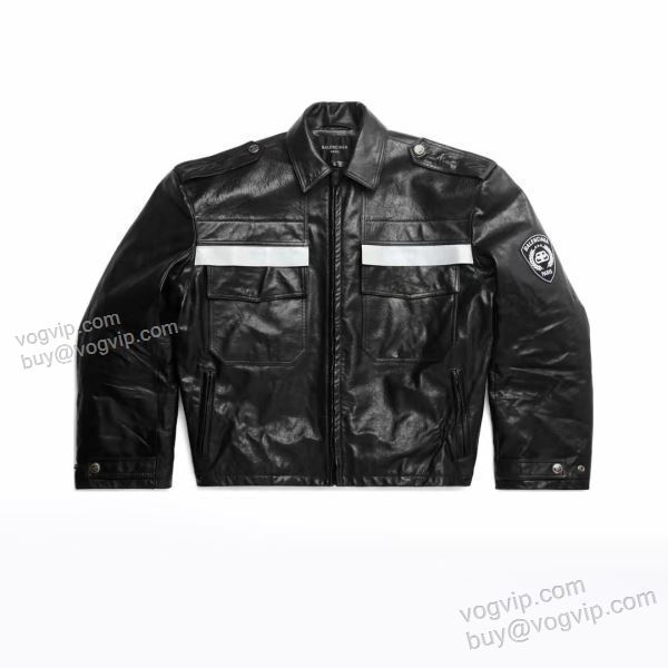 高品質 バレンシアガ コピーブランド WTBAL168 革ジャケット 革ジャンパー 2025秋冬季超人気
