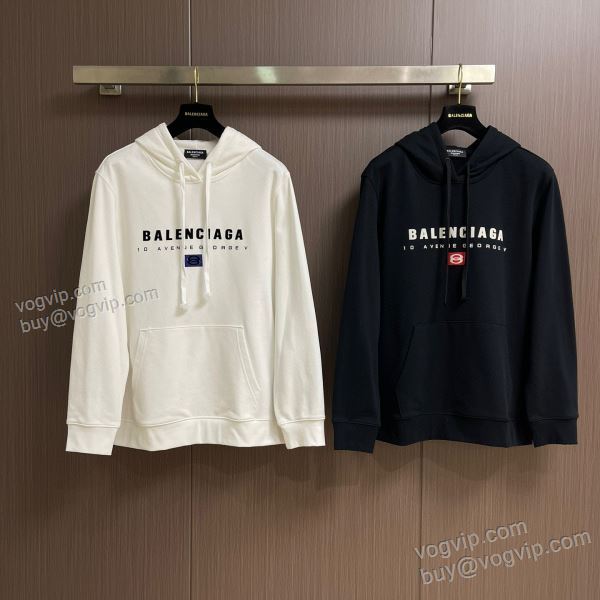 落ち着いた感覚 バレンシアガ コピー WTBAL203 2025超人気新品 プルオーバーパーカー 2色可選